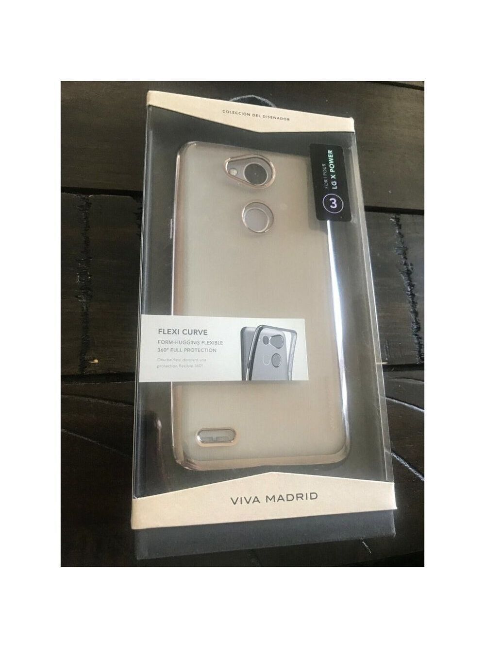 Viva Madrid Metalico Flex Case For Lg X Power 3, Gun Metal